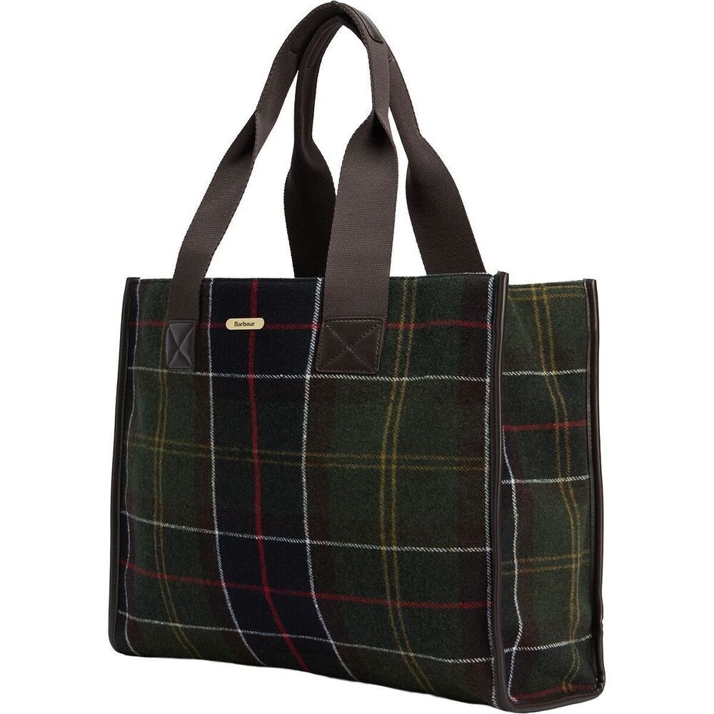 New Barbour Turnberry Tartan Checked Women's  Tote Bag